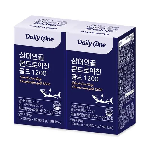 가성비 최고 데일리원상어연골콘드로이친골드1200 Top5